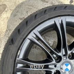 Genuine Bmw E60 E61 Mv2 Style 135 18 Alloy Wheels & Uniroyal 245/40r18 Tyres