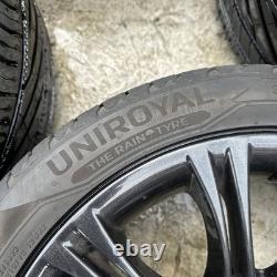 Genuine Bmw E60 E61 Mv2 Style 135 18 Alloy Wheels & Uniroyal 245/40r18 Tyres