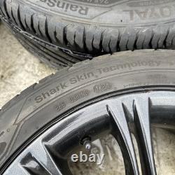 Genuine Bmw E60 E61 Mv2 Style 135 18 Alloy Wheels & Uniroyal 245/40r18 Tyres