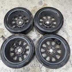 Genuine Bmw E60 E61 Mv2 Style 135 18 Alloy Wheels & Uniroyal 245/40r18 Tyres