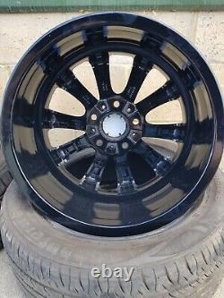 Genuine Bmw Style 285 V-spoke 17x8 Alloy Wheels Refurbished Gloss Black 6783631