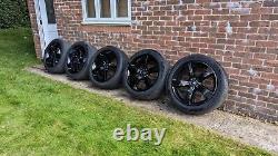 Genuine Land Rover Defender 2023, 22 Alloy Wheels Style 5098 Gloss Black Qty5