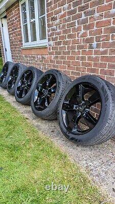 Genuine Land Rover Defender 2023, 22 Alloy Wheels Style 5098 Gloss Black Qty5