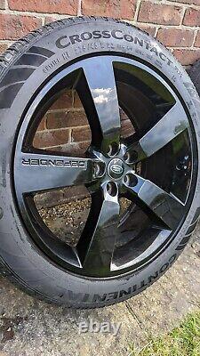 Genuine Land Rover Defender 2023, 22 Alloy Wheels Style 5098 Gloss Black Qty5