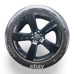 Genuine Land Rover Defender 22 Alloy Wheels Style 5098 Gloss Black & Conti's