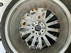 Genuine Mercedes C Class Turbine Style Staggered Alloy Wheels With Tyres 19 Inch