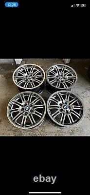 Genuine OEM BMW E46 M3 18 5 X 120 Staggered Style 67 Alloy Wheels