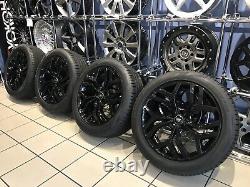 Genuine Range Rover Evoque 20 Style 5079 Alloy Wheels & Tyres Black Gloss