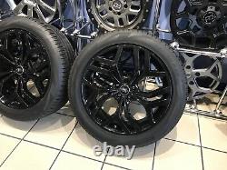 Genuine Range Rover Evoque 20 Style 5079 Alloy Wheels & Tyres Black Gloss