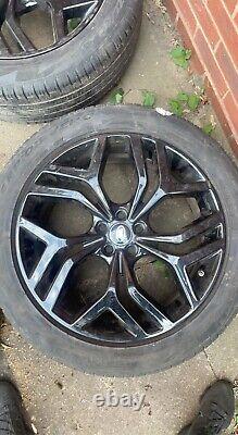 Genuine Range Rover Evoque 20 Style 5079 Gloss Black Alloy Wheels and Tyres