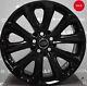 Genuine Range Rover L405 Vogue Style 5002 20 Inch Black Alloy Wheels Set X4