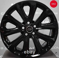 Genuine Range Rover L405 Vogue Style 5002 20 Inch Black Alloy Wheels Set X4