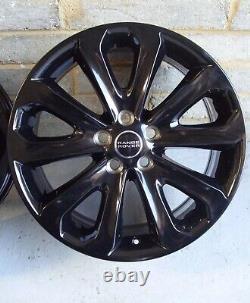 Genuine Range Rover L405 Vogue Style 5002 20 Inch Black Alloy Wheels Set X4