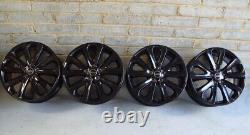 Genuine Range Rover L405 Vogue Style 5002 20 Inch Black Alloy Wheels Set X4