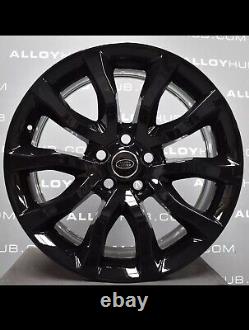 Genuine Range Rover L405 Vogue Style 5020 20inch Black Alloy Wheels Set X5