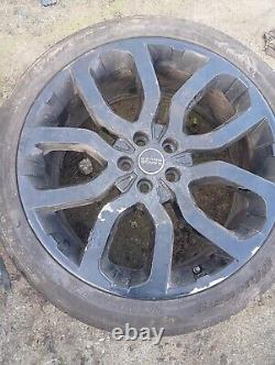 Genuine Range Rover L405/l494 Sport 22 Inch Style 5004 Black Alloy Wheels