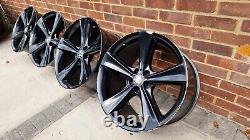 Genuine staggered BMW style 128 alloy wheels 21 inch (X5 X6 5 7 series rims)