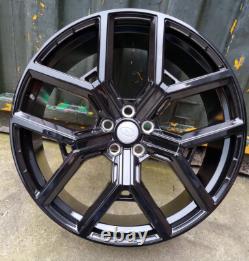 Gloss Black x4 22 Defender 227 Style Alloy Wheels Vogue Sport Urban Defender