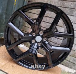 Gloss Black x4 22 Defender 227 Style Alloy Wheels Vogue Sport Urban Defender