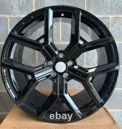 Gloss Black x4 22 Defender 227 Style Alloy Wheels Vogue Sport Urban Defender