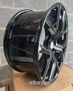 Gloss Black x4 22 Defender 227 Style Alloy Wheels Vogue Sport Urban Defender