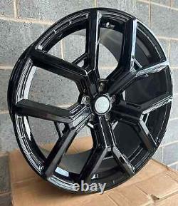 Gloss Black x4 22 Defender 227 Style Alloy Wheels Vogue Sport Urban Defender C