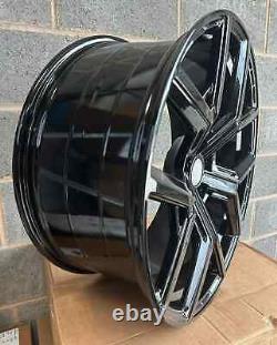 Gloss Black x4 22 Defender 227 Style Alloy Wheels Vogue Sport Urban Defender C
