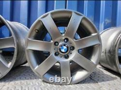 Grey Genuine Bmw 17 Inch Style 44 Alloy Wheels 1 2 3 Z3 Z4 X5 Series E46 E36 E85