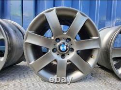 Grey Genuine Bmw 17 Inch Style 44 Alloy Wheels 1 2 3 Z3 Z4 X5 Series E46 E36 E85