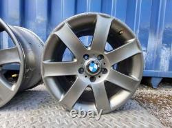 Grey Genuine Bmw 17 Inch Style 44 Alloy Wheels 1 2 3 Z3 Z4 X5 Series E46 E36 E85