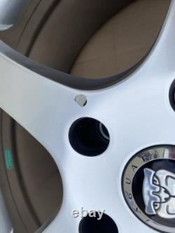 JAGUAR PROTEUS STYLE REPS 18 SILVER ALLOY WHEELS WITH GOODYEAR TYRES 5x120.65