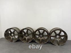 JDM Style Alloy Wheels 5x114.3 17 Inch 9J Wide Bronze