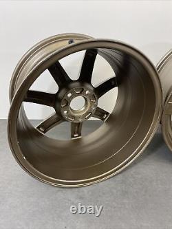 JDM Style Alloy Wheels 5x114.3 17 Inch 9J Wide Bronze