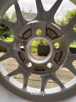 JR Wheels JR40 ET15 5x100 Silver Machined 3-Piece Style Deep Dish Alloys x2