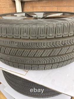 Land Rover Defender 22 5 spoke Alloy Wheels, style 5098, Gloss Black with tyres