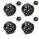 Land Rover Defender Black Sawtooth Style Alloy Wheels 18 X8 Set Of 4