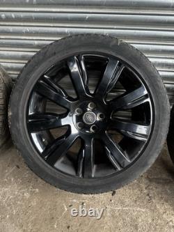 Land Rover Discovery 5 21 Style 1001 Black Alloy Wheels With Tyres D3 D4 Range
