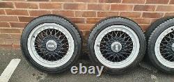 Lenso BSX 15 Wheels alloys Tyres x4 7J ET38 4x100 4x108 BBS Style 195/50/15