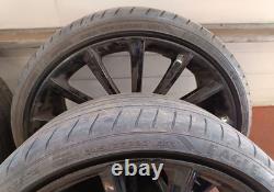 MERCEDES BENZ 20 TURBINES TWIST STYLE STAGGERED REPLICA ALLOY WHEELS (SET x4)
