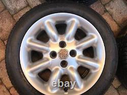 MGF/MGTF Minilite Style Alloy wheels 15 Full set with tyres Great condition