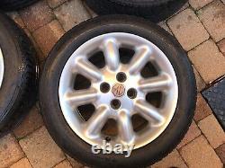 MGF/MGTF Minilite Style Alloy wheels 15 Full set with tyres Great condition