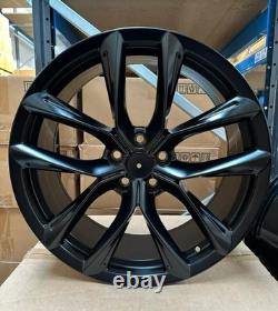 Matt Black Fit Tesla Model 3 Y x4 20 Model X Style Alloy Wheels 5x114.3 8.5J C