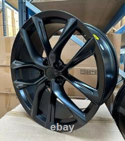 Matt Black Fit Tesla Model 3 Y x4 20 Model X Style Alloy Wheels 5x114.3 8.5J C