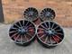 Mercedes 18 Amg Turbine Style Alloy Wheels 5x112 Black Polished