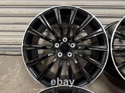 Mercedes 18 AMG Turbine Style Alloy Wheels 5x112 Mercedes Gloss Black Pol Rim