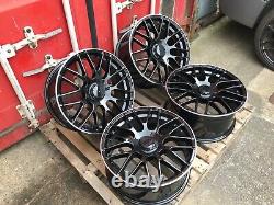 Mercedes 19 AMG STYLE Turbine Alloy Wheels C Class W204 W205 X4 STAGGERED
