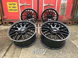 Mercedes 19 AMG STYLE Turbine Alloy Wheels C Class W204 W205 X4 STAGGERED