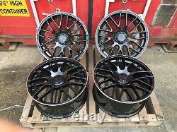 Mercedes 19 AMG STYLE Turbine Alloy Wheels C Class W204 W205 X4 STAGGERED