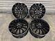 Mercedes 19 Amg Turbine Style Alloy Wheels 5x112 Mercedes Gloss Black Pol Rim