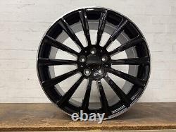 Mercedes 19 AMG Turbine Style Alloy Wheels 5x112 Mercedes Gloss Black Pol Rim